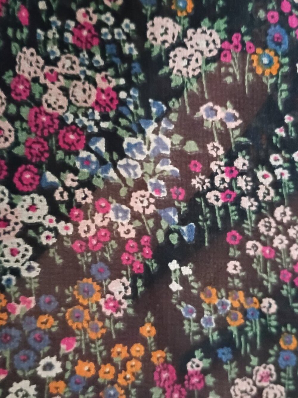 Zara Trafaluc Women's Smocked Long Sleeve Floral  Blouse - Picture 6 of 7
